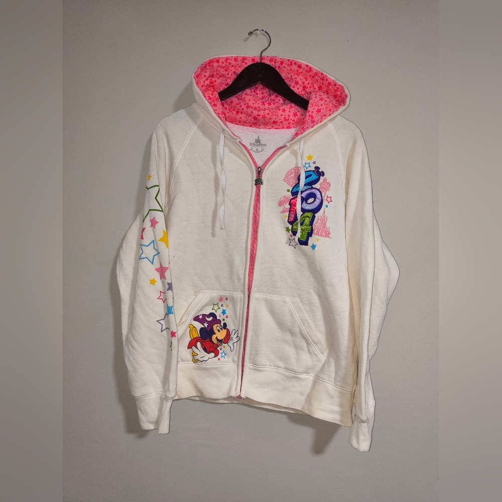 White Disney Parks Mickey 2014 Hoodie